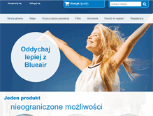 Tablet Screenshot of blue-air.pl